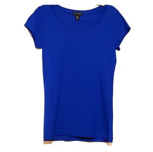Willi Smith royal blue knit top
